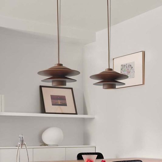 Nordic Wooden Log Ceiling Lamp