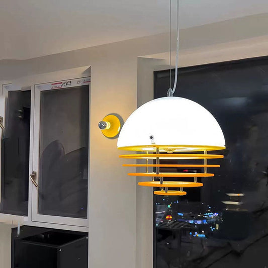 Sunset Orange Acrylic Ceiling Light